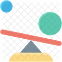 Equilibrio Oscilacion Palanca Icono