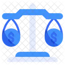 Balance Money Scale Icon