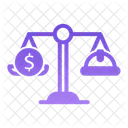Balance Scale Money Icon