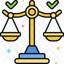 Balance Scale Justice Icon