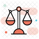 Weight Scale Balance Scale Equity Icon
