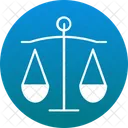 Balance Scale Judgment Law Symbol Icon