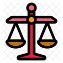 Balance Scale Comparison Equality Icon