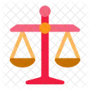 Balance Scale Comparison Equality Icon