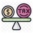 Balance Scale Balance Coin Icon