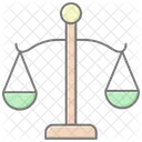 Balance Scale Lineal Color Icon Icon