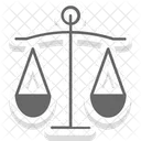 Balance Scale Judgment Law Symbol Icon