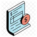 Balance Sheet Paper Document Icon