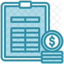 Balance Sheet Tax Finance Icon
