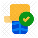 Verificar Pneu Simples Ícone