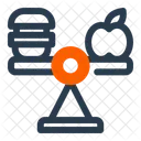 Balanced Diet Nutrition Meal Plan Icon