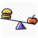 Balanced Meal Balanced Diet Balanced Food Icon