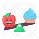 Balanced Food Balanced Diet Diet Scale Icon