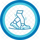 Balanced Shoe Tap Stability Equilibrium Steady Even Poised Well Balanced Stable Centered Icon