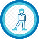 Balanced Shoe Tap Stability Icon