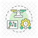 Balanced Scorecard Balanceado Scorecard Ícone