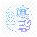 Equilibrio De Carga De Datos Almacenamiento De Datos Equilibrio De Carga De Computadora Icono