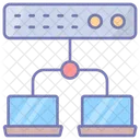 Equilibrio De Carga Datos Almacenamiento Icono