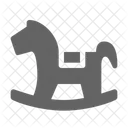 Mecedora Caballo Juguete Icono