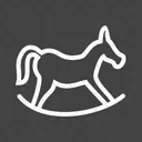 Caballo Mecedora Icono