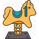 Balanceo Caballo Primavera Icono