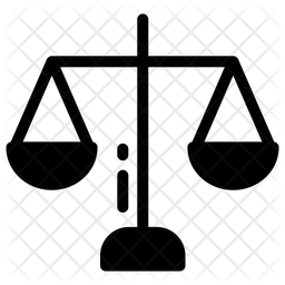 Balancing Scale Icon - Download in Glyph Style