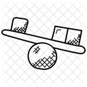 Bascule Equilibrage Force Icône