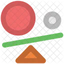 Bascule L Equilibre D Affaires Icône