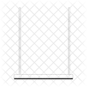 Balancoire Suspendue Plate Forme Pivotante Balancoire Icône