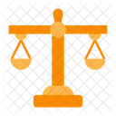 Balanza De Justicia Ley Balanza Icono