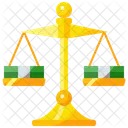 Equilibrio Banca Balanza De La Justicia Icono