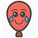 Balao De Alegria Cara De Balao Emoticon Ícone