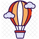 Balao De Ar Balao De Ar Quente Balao Ícone