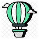 Balao De Ar Quente Balao De Fogo Balao De Aventura Ícone
