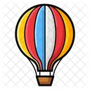 Balao De Ar Quente Aventura Transporte Aereo Icon