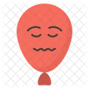 Balao Sem Emocao Cara De Balao Emoticon Ícone