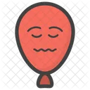 Balao Sem Emocao Cara De Balao Emoticon Ícone