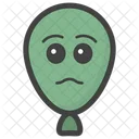 Balao Triste Cara De Balao Emoticon Ícone