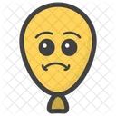 Balao Triste Cara De Balao Emoticon Ícone