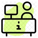 Balcão de informações  Ícone
