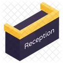 Recepcao Mesa De Informacoes Balcao De Informacoes Ícone