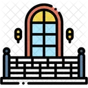 Balcon Casa Ventana Icono