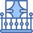 Balcon Ventana Ferrocarril Icono