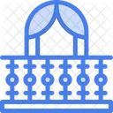 Balcon Ventana Ferrocarril Icono