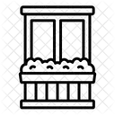 Balcony Window Architecture Icon