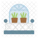 Balcony Farming Gardening Icon
