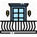 Balcony House Window Icon