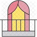 Balcony Terrace Scenic View Icon