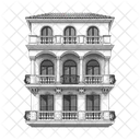 Terrace Woman House Icon