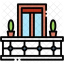 Balcony Window Plant Icon